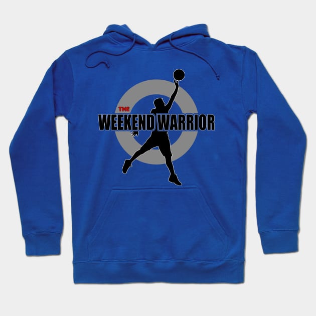 Weekend Warrior - Basketball Theme Hoodie by tatzkirosales-shirt-store